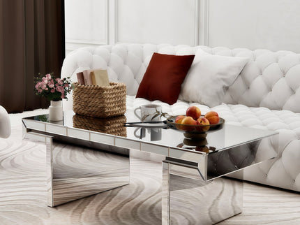 American Vintage Industrial Coffee Table, Double Tier Design