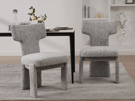 Armless Curved Back Accent Chairs