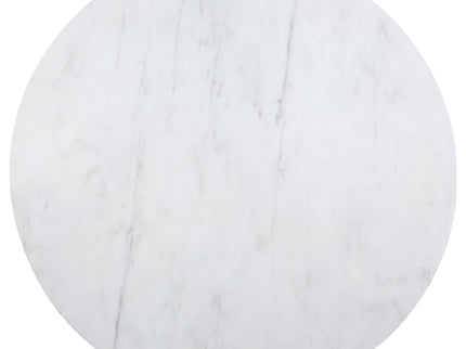 Earline - Round Dining Table - White Marble