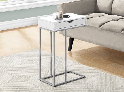 Accent Table, C - Shaped Contemporary & Modern Design