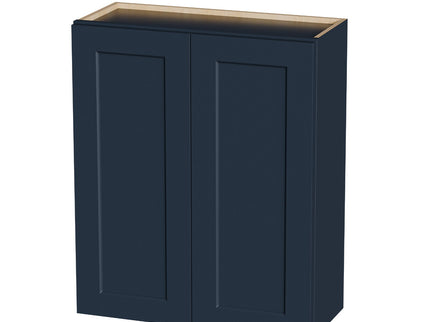 Shaker Wall Cabinet With Soft Close Hinges, Adjustable Shelves, Double Door