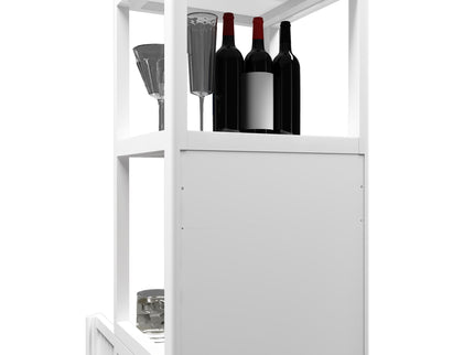 Storage Cabinet With Tall Tower, Multifunctional For Bathroom