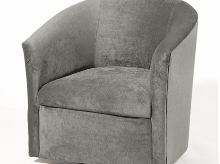 Eden - Swivel Chair With Upholstery And Hardwood Frame