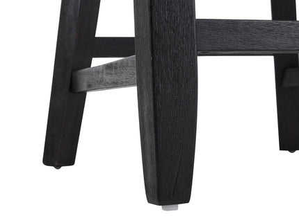 Upholstered Counter Height Bar Stools With Comfy Back (Set of 2)