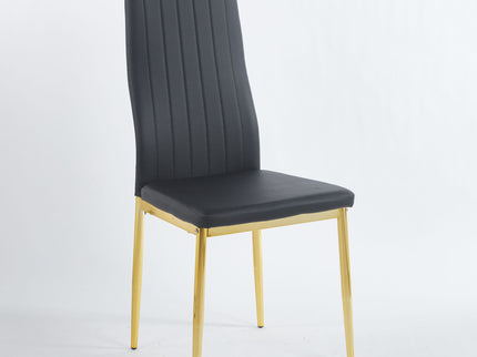 Dining Chair (Set of 4) - Golden Black