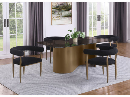 Crofton - Upholstered Dining Arm Chair (Set of 2) - Black