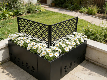 Tall Planter Raised Garden Bed With Trellis