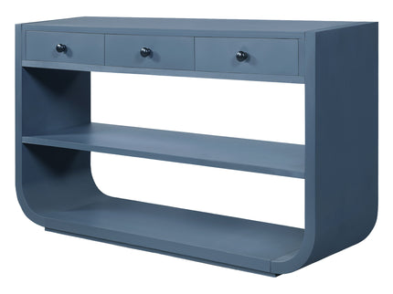 Console Table With 3 Soft Close Drawers & 2 Open Shelves