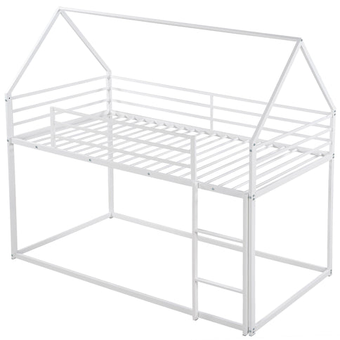 House Bunk Bed With Built In Ladder