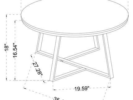 Melisa - 2 Piece Coffee And End Table Set - White Marble
