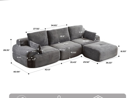 Compressed Sofa, Large Sectional Couches For Living Room