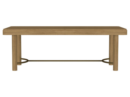 Benson - Extension Leaf Dining Table With Trestle Base - Sand