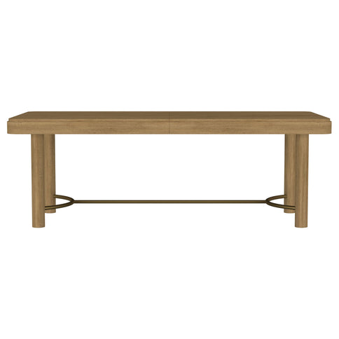 Benson - Extension Leaf Dining Table With Trestle Base - Sand