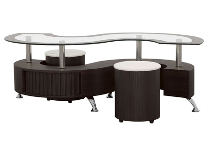 Marley - 3 Piece Coffee Table And Stools Set