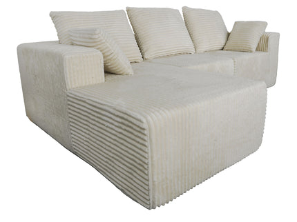 Corner Combination Sofa Sectional Couch With Soft Fabric