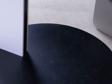 Round Coffee & End Table Set - Black