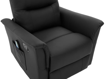 Manual Recliner Chair With 8 Point Massage And Swivel Function