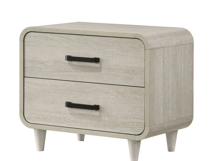 Nightstand With 2 Drawers, Ample Storage Space - Antique White
