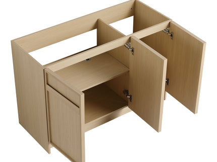 Freestanding Bathroom Vanity With Resin Sink & Soft Close Cabinet Doors