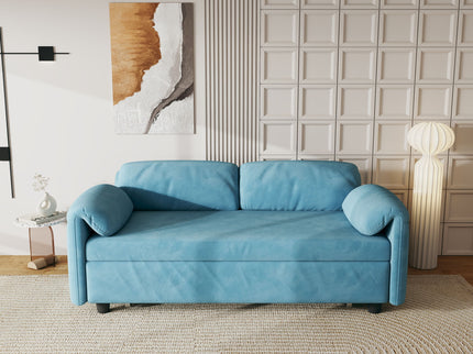 Sofa, Dual Purpose Lounge With Retractable Queen Size Bed