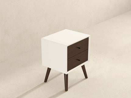 Caroline - Mid-Century Modern Style Night Stand 2 Drawer
