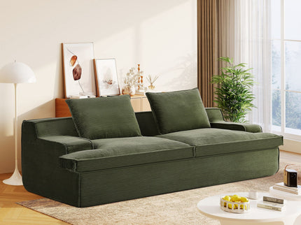 Nimbus - Oversized Full Foam 4 Seater Couch For Living Room Upholstered In Soft, Wide Armrests