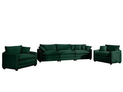 Elegant Oversized Sectional Sofa Set With Deep Seats And Flexible Layout