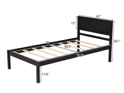 Platform Bed Frame With Headboard