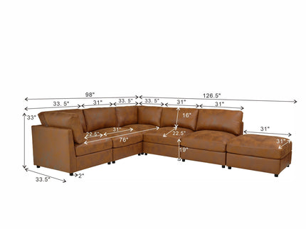 Modular Sectional With Custom Configuration
