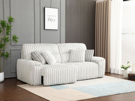 Jaya - Power Motion Sofa With Sleeper & USB Port - Mondo Gray