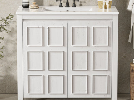 Bathroom Vanity Organizer With Sink, Combo Cabinet Set, Bathroom Storage Cabinet