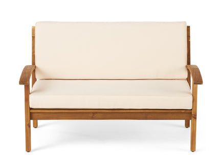Outdoor Chat Set With Coffee Table And Loveseat