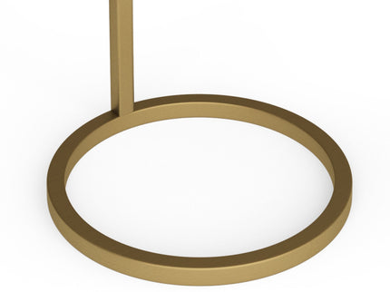Brook - C Side Table - White / Gold