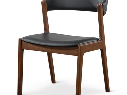 Enzo - Dining Chair (Set of 2) - Black / Brown