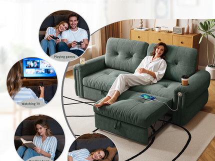 Cloud Like Convertible Sofa Bed With For Living Room