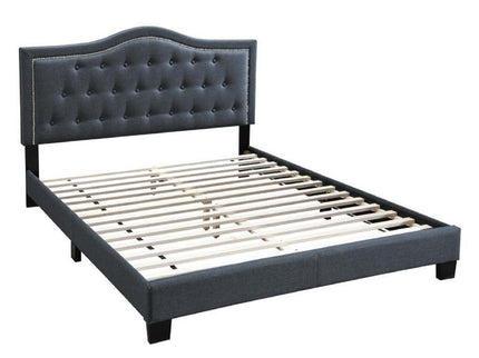 European Style Bed, Button Tufted Headboard