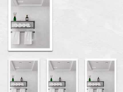 Bathroom Medicine Cabinet With Lights, LED Medicine Cabinet With Mirror, Lighted Medicine Cabinet With Defogger