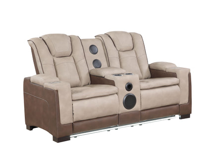 Bruno - Power Reclining Loveseat With Bluetooth Speakers