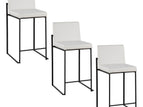 White / Faux Leather / 3 Pieces