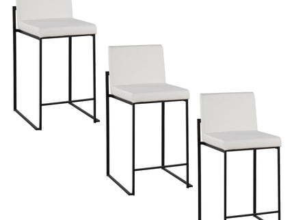 Fuji - Contemporary Modern Elegance, High Back Counter Stool