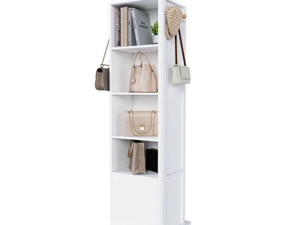 360° Rotating Makeup Cabinet With Full Length Mirror
