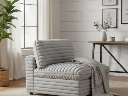 Jenny - Armless Slipper Chair - Gray