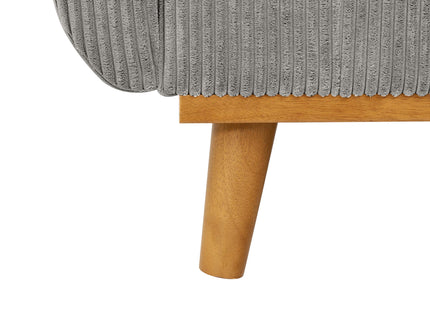 Upholstered Loveseat With Arms And Pillows