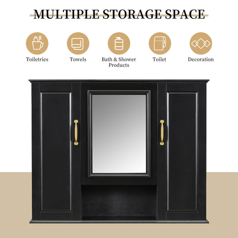 Modern Wall Mounted Medicine Cabinet With Mirror