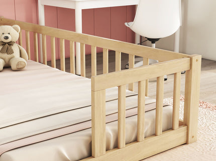 Double Floor Bed With Fence, Guardrails, Without Door