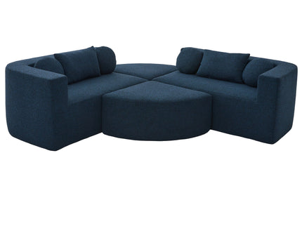 Boneless - Couch Modular Sectional Sofa With Deep Seating And Curved Design