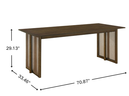 Dining Set, 1 Table & 2 Benches