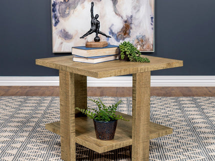 Square End Table - Mango Color