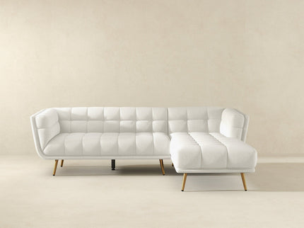 Addison - L Shape Sectional Sofa Tufted