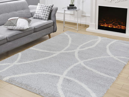 Loft Shag - 7'10" X 9'10" Shaggy Area Rug - Gray